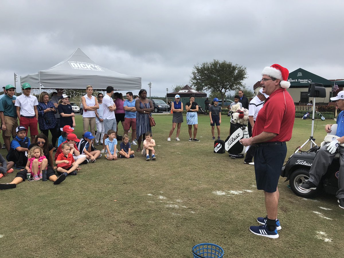 FirstTeePB's tweet image. It was our honor to host the @dwgolfshow this past weekend at our facility! Mr. Walters will be inducted into the World Golf Hall of Fame in 2019. Congrats Dennis! Mr. Bucky also made an appearance! #dreamsandgoals @TheFirstTee