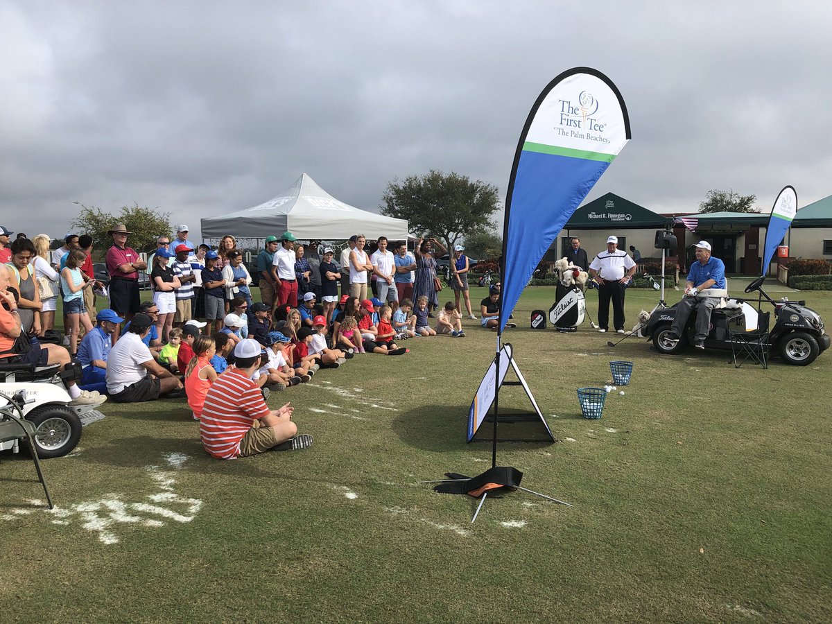 FirstTeePB's tweet image. It was our honor to host the @dwgolfshow this past weekend at our facility! Mr. Walters will be inducted into the World Golf Hall of Fame in 2019. Congrats Dennis! Mr. Bucky also made an appearance! #dreamsandgoals @TheFirstTee