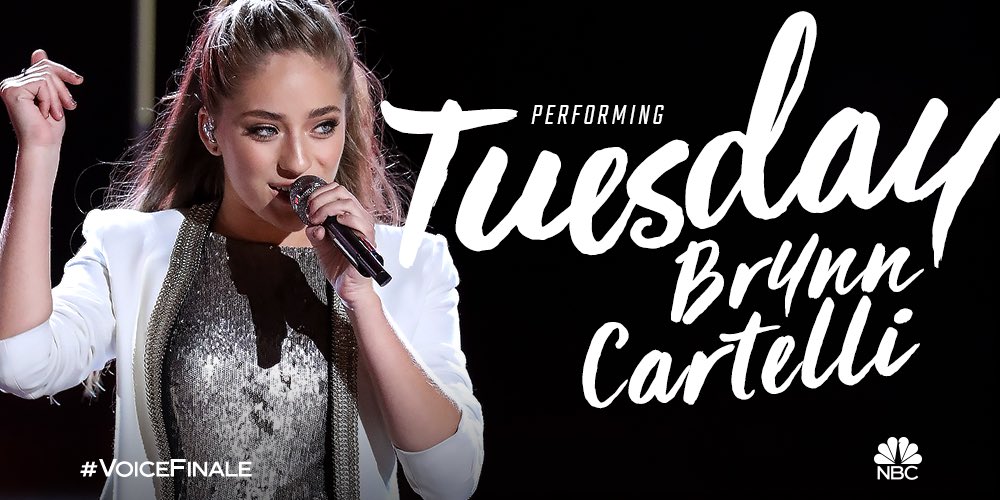 LAST NIGHT’S MASCARA. LIVE. TONIGHT. <a href="/NBCTheVoice/">The Voice</a>. TUNE IN!