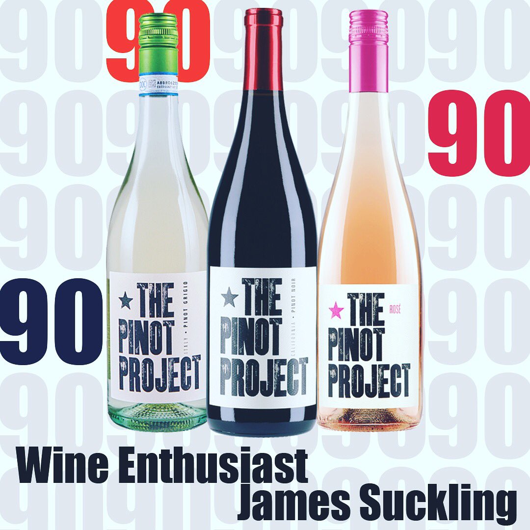synergyfw's tweet image. Congratulations @ThePinotProject! 90s across the board 🤩🍷Cheers!
.
.
.
@WineEnthusiast @SkurnikWines @JamesSuckling #cheers #90points #thepinotproject #pinotgrigio #pinotnoir #rose #wine