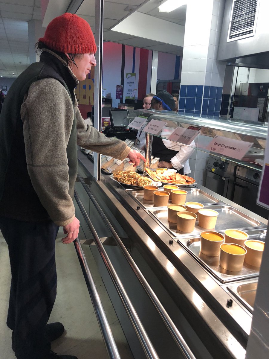 southandcitycol's tweet photo. Following from this mornings homelessness conference, weโve set up a soup kitchen to feed the homeless, as well as give them free haircuts and clothing. #help4homeless
#southandcitycol https://t.co/qQ5h2paQ9D