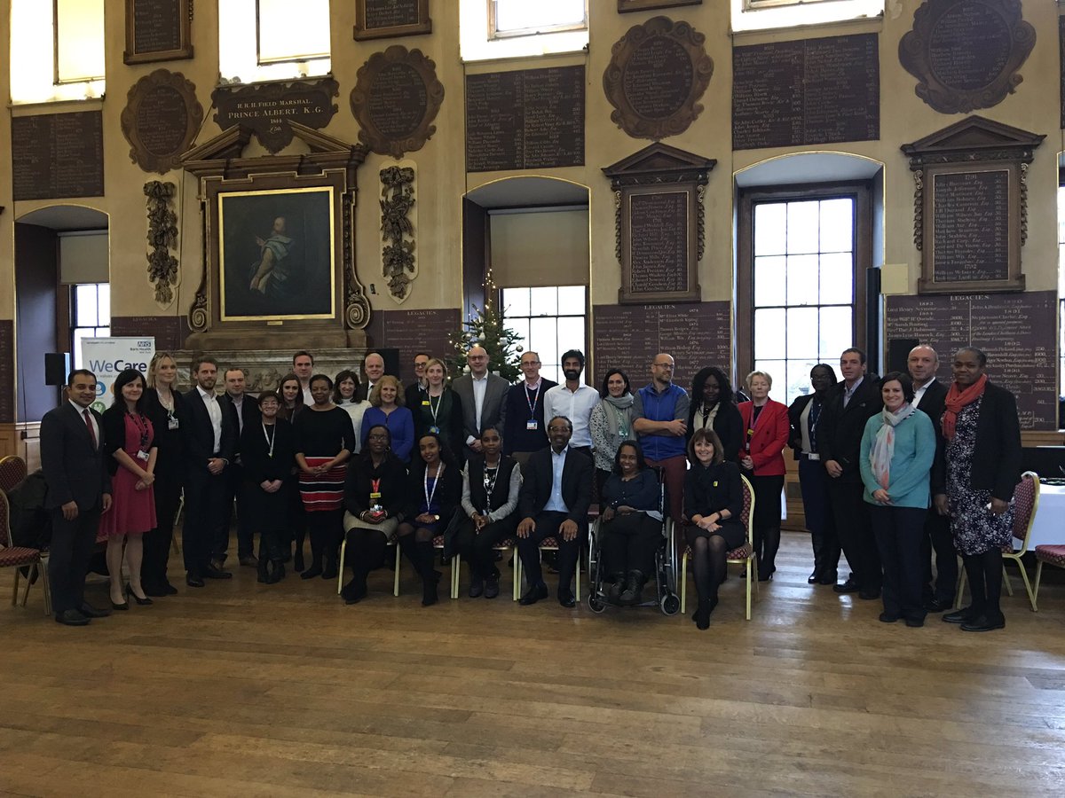 A_WilliamsNHS's tweet photo. Very proud #leadershipinclusion event @eden_charles #WeCare - our leadership commitment to tackle inequality @NHSBartsHealth @OyebanjiAdewumi @BartsHealthBME @BartsAbility @BartsLGBT_Group @Michael_Pantlin @ChesserAlistair @mdstbarts @jackie_RLME @ShonaBrown19 https://t.co/Fn5d8uP5pz