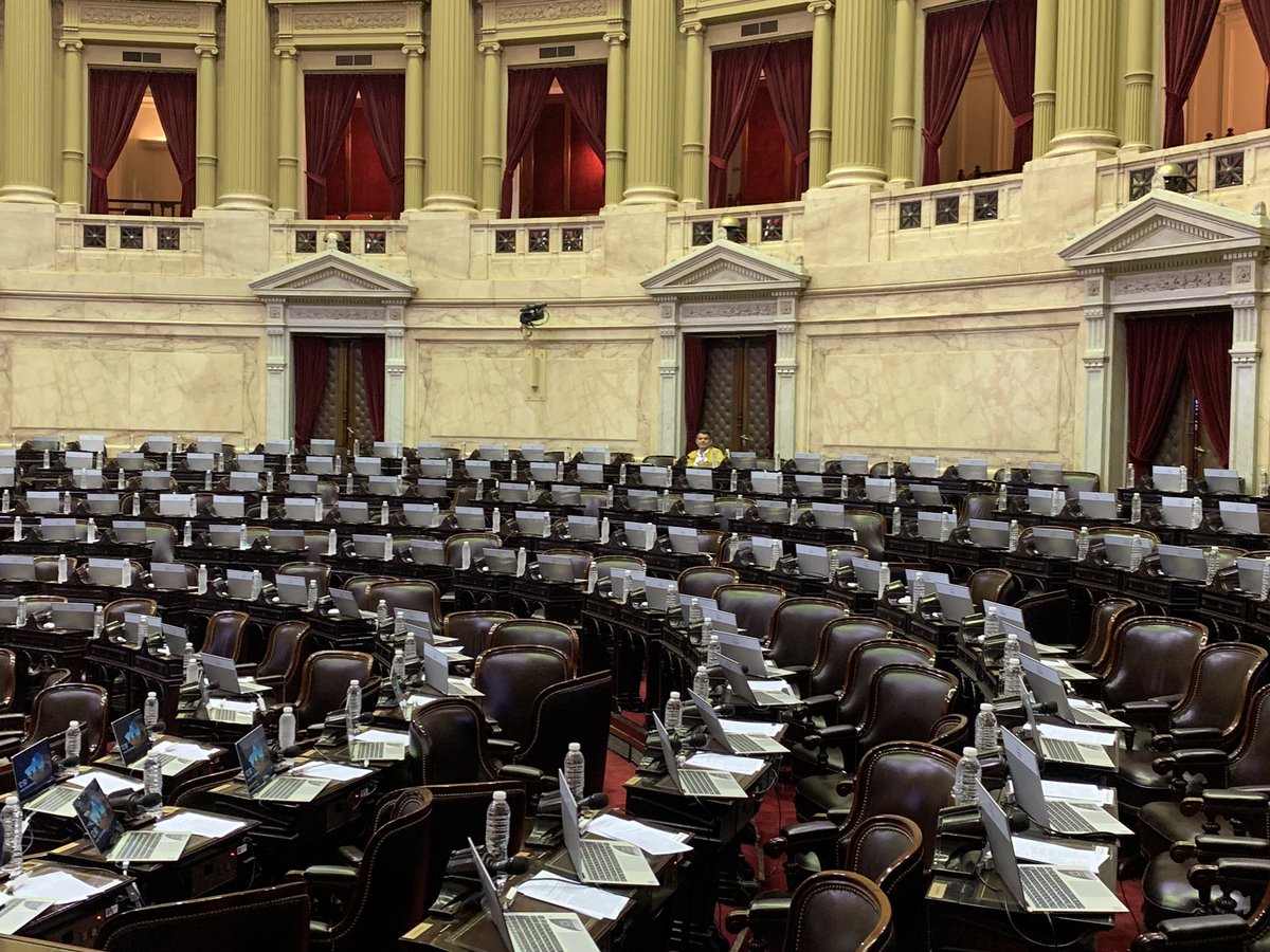 AlfredoOlmedoOk's tweet photo. Sesión convocada 12,30 Hs @DiputadosAR único diputado sentado y presente https://t.co/9wzrhl019U