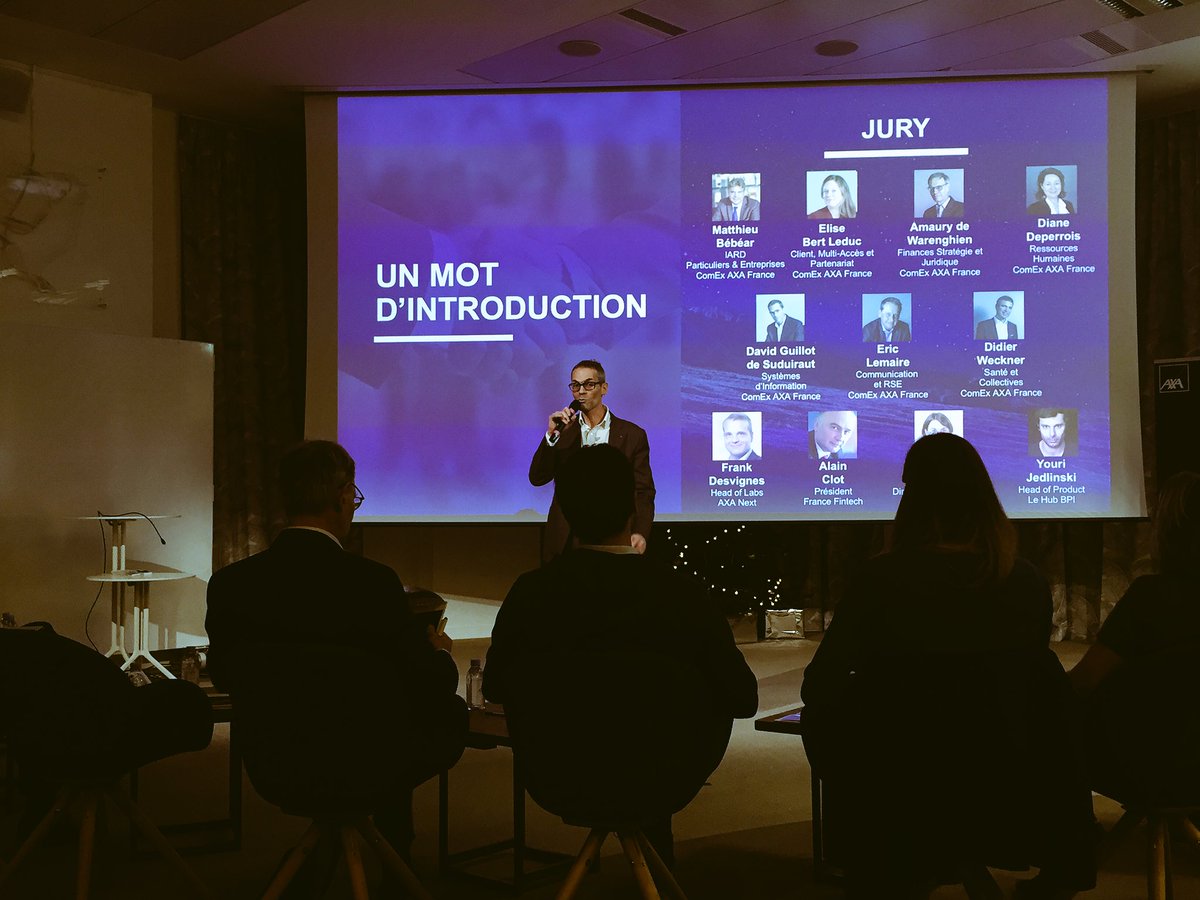 CindyJphilippe's tweet photo. C’est parti pour la finale #AXAIO au @BpifranceHub. 413 candidatures pour 10 startups finalistes https://t.co/ZMDqPxjmOE