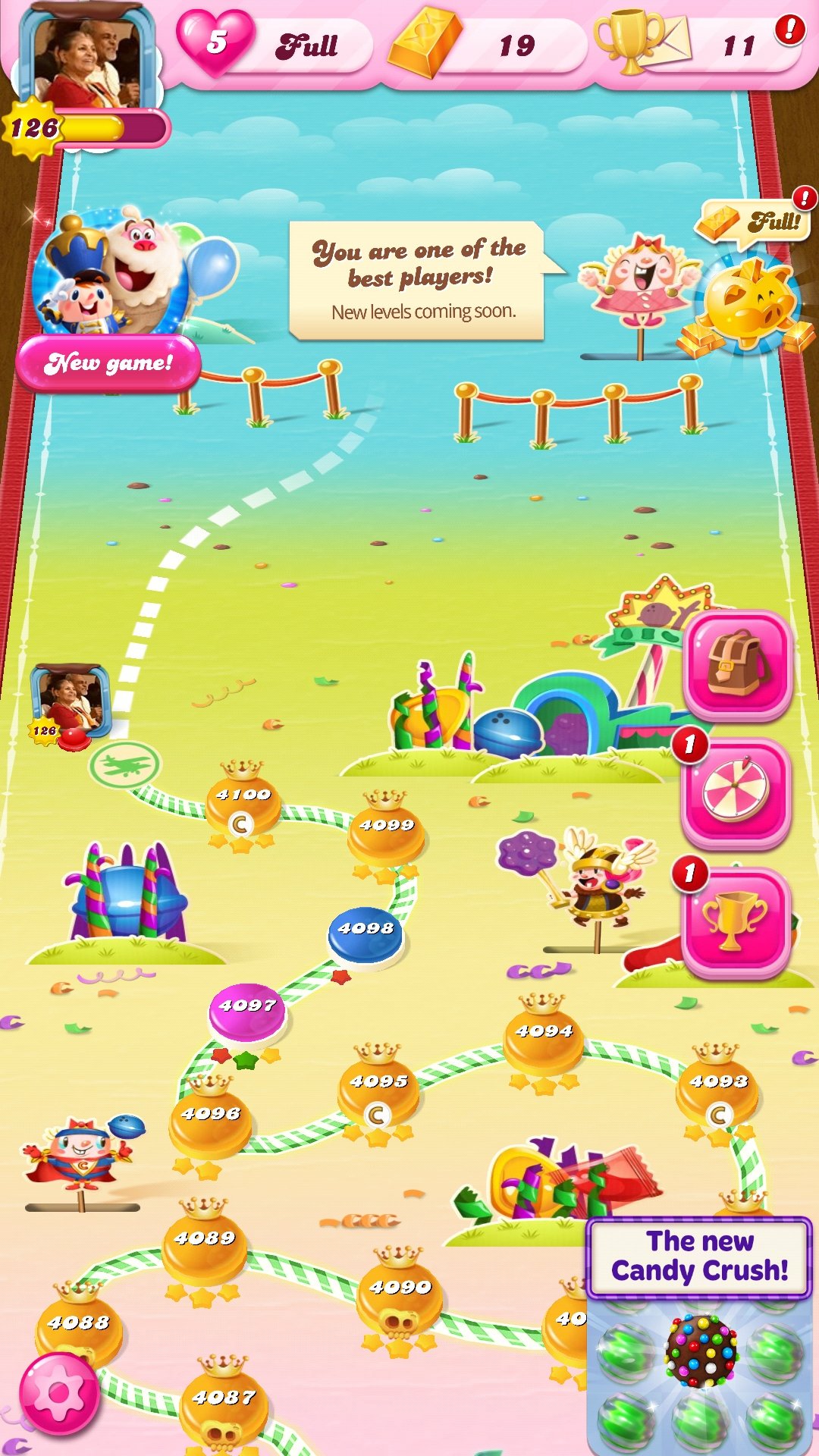 Candy crush 4010