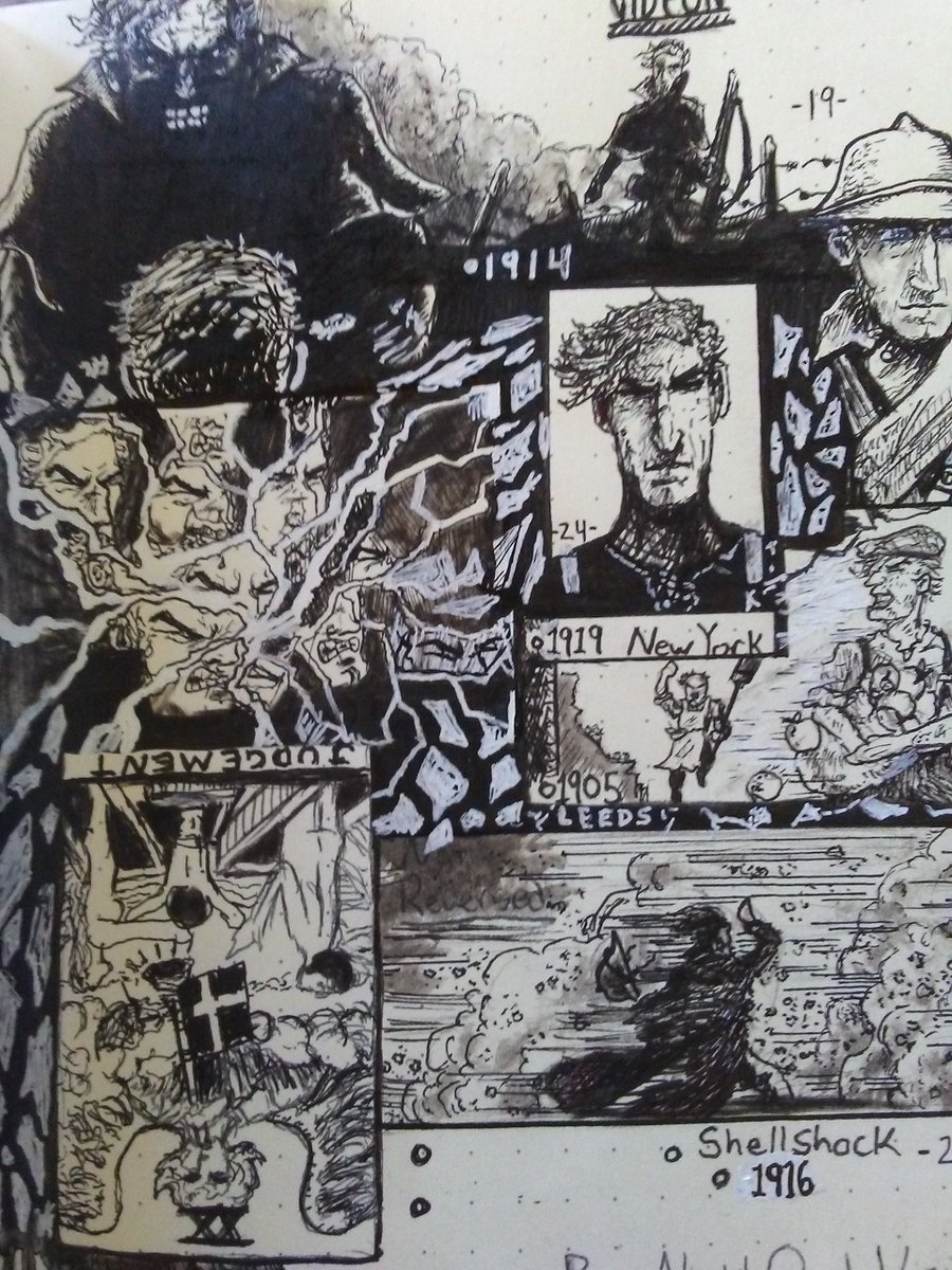 CranstonBran's tweet photo. While I'm hip deep in the middle of working on something something, here's a little peek behind the curtain into my production notebook. #drawing #sketchbook #comics #makecomics #Gideon https://t.co/bUw7Mnbdwj