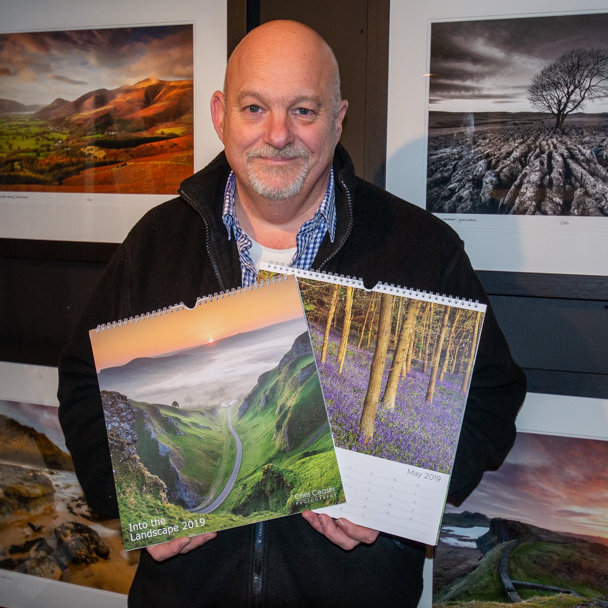 We’ve collaborated with <a href="/ChrisCeaser/">Chris Ceaser Photography</a>, a landscape photographer with a gallery on Micklegate #York, to produce our #2019calendar. Striking photography is enhanced by our Heidelberg CD74 6 colour lithographic press &amp; is in a 12 inch square format. Order here bit.ly/2SWEOuv