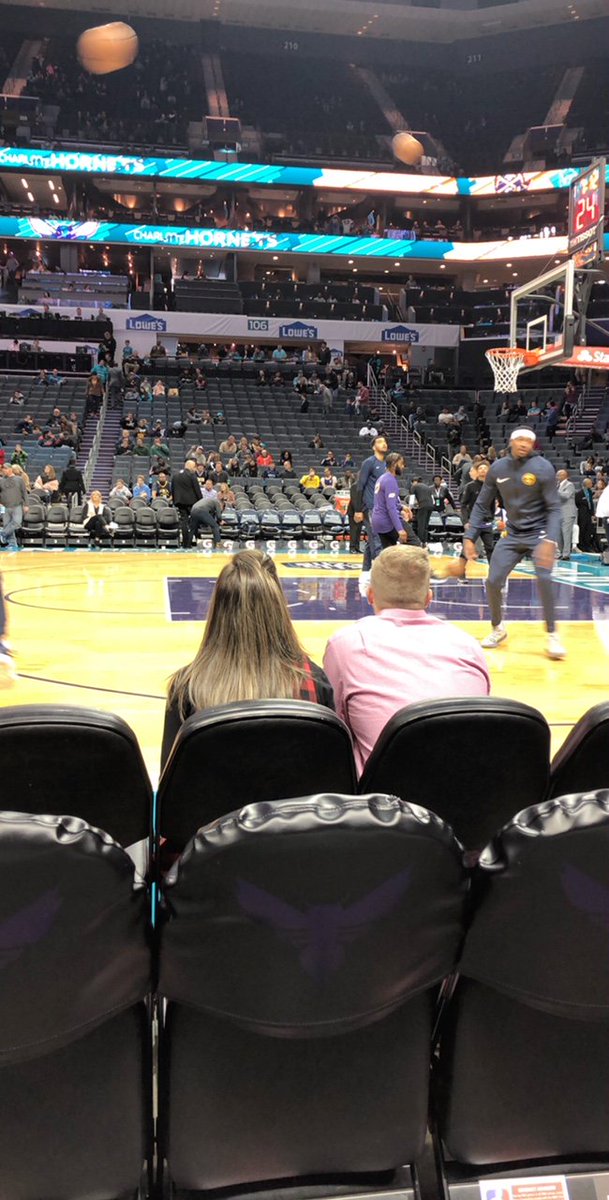Prosurity's tweet image. Enjoying the game courtside! #buzzcity #prosurity #mortgageprotection