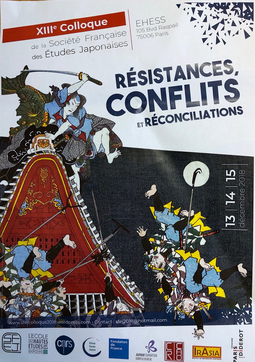 danibotsman's tweet photo. It was a true honor last week to address the annual meeting of the Société Françasie des Études Japonaises in Paris. Such exciting work being done by Francophone scholars of Japan! https://t.co/1CgQKB7vEQ #SFEJ https://t.co/Xi5R6cT4sZ