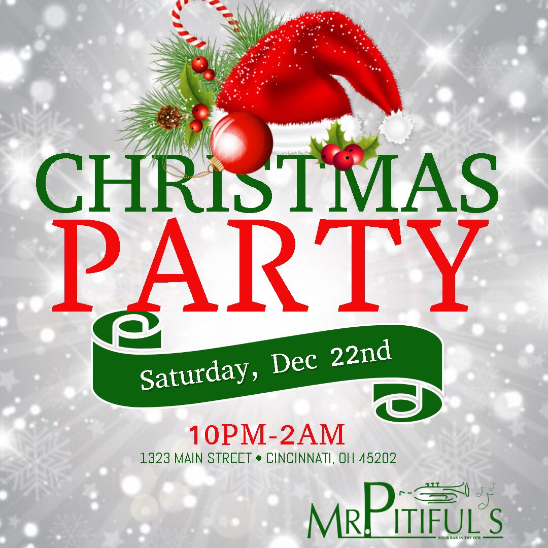 EmiLegos's tweet photo. Our Christmas party is this Saturday! Come on down for dancing, drinking, and holiday cheer!🎅🏼🎄🍻🎶 https://t.co/Hq7IhURCTv