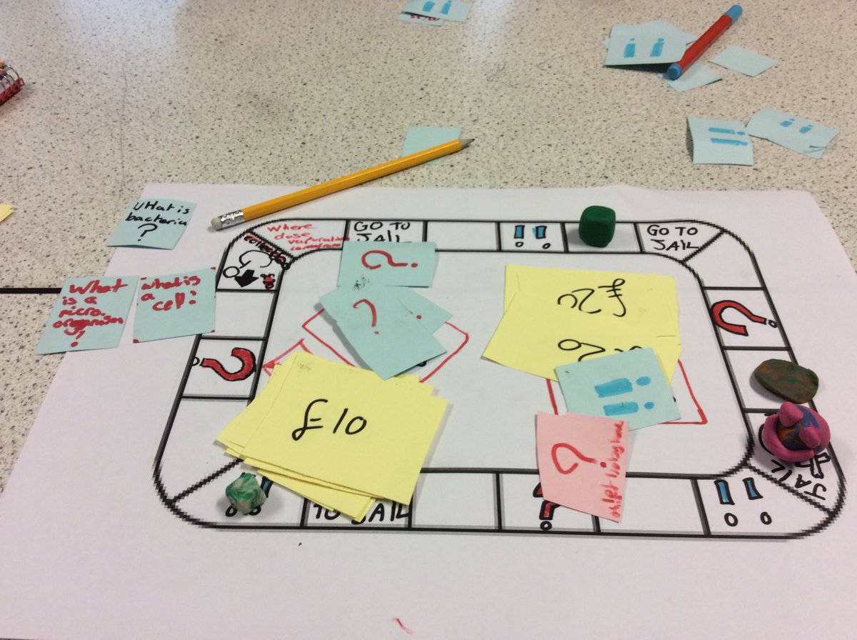 OACRevision's tweet photo. Y7 created some amazing revision board games today to revise Science! #workharddreambig @MrsKBealeOAC https://t.co/o7ikSncsqv