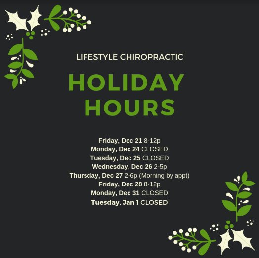 StPaulChiro's tweet photo. #happyholidays2018 #mendotaheights #chiropractor https://t.co/3xV6yfwWlN