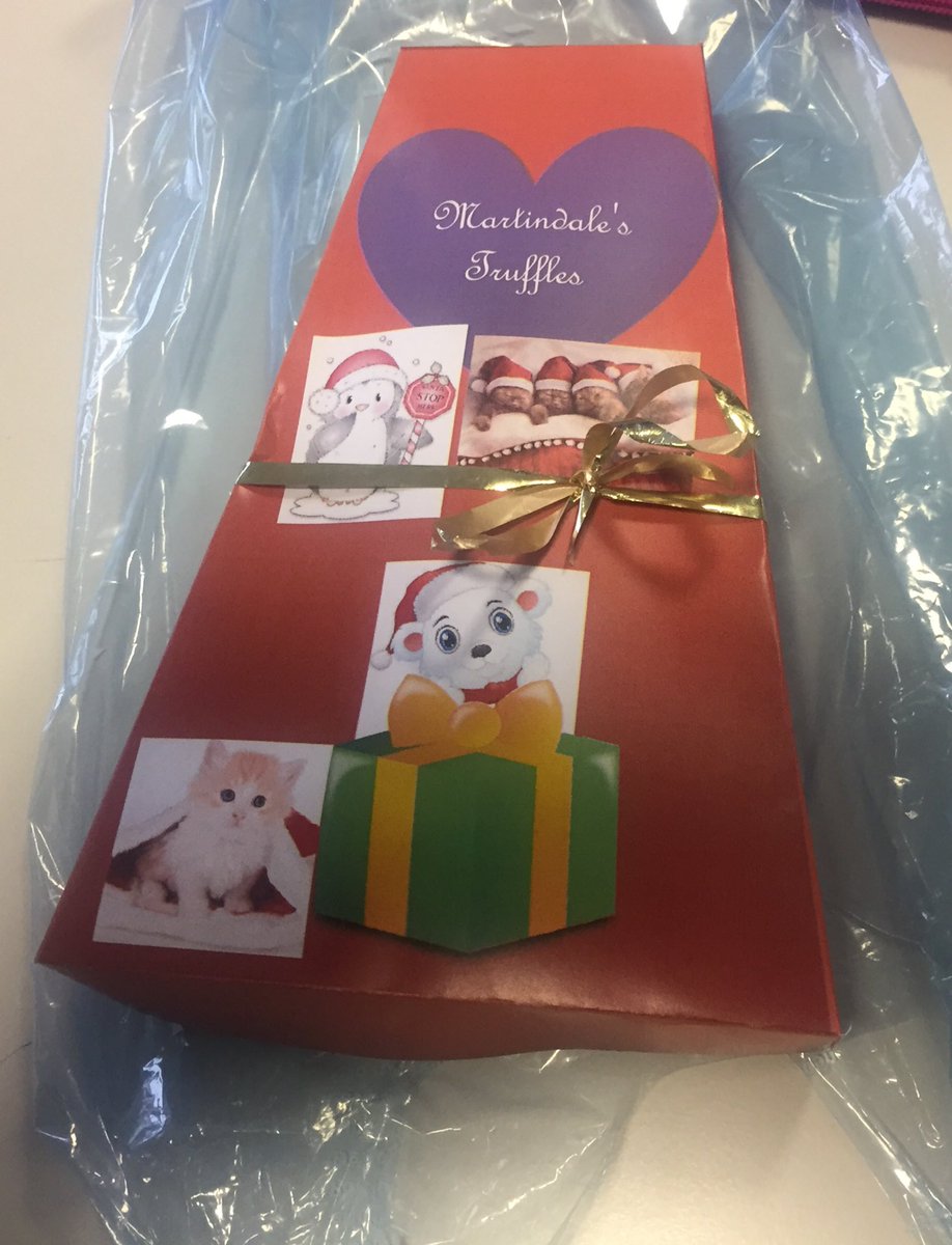 mrdavidsonsdhs's tweet image. Some of the fantastic boxes from S1 today! Filled with the tasty truffles they made in HE. 😋