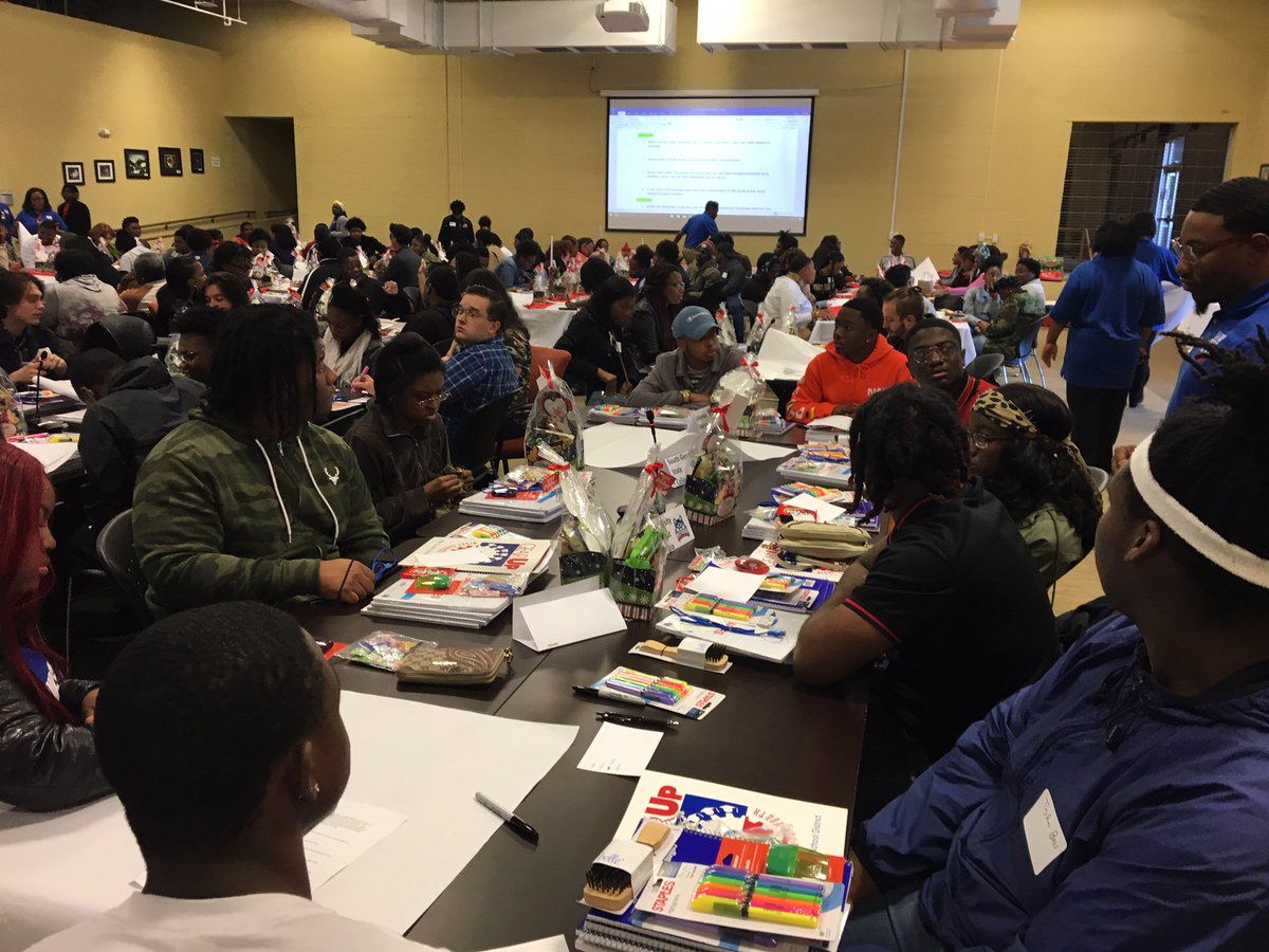 Check it out! More than 100 college freshmen who graduated in our Class of 2018 have returned to celebrate! #VictoryInProgress