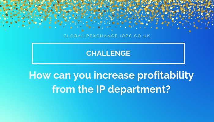 Global_IP_Exchg's tweet photo. 👵IP Agony Aunt:

How can you increase profitability from the #IP department? - Chief IP Counsel from a #Tech company

Let us know your top tips in the comments below or DM us to have your own question anonymously posted to our #legal community 

#intellectualproperty #patents https://t.co/7DIFWTLK0h