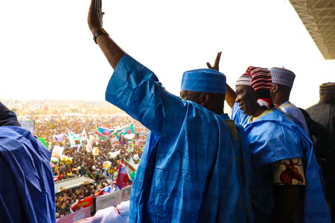 atiku's tweet photo. Gombe! #PDPNorthEastRally https://t.co/d6Td93q7tK