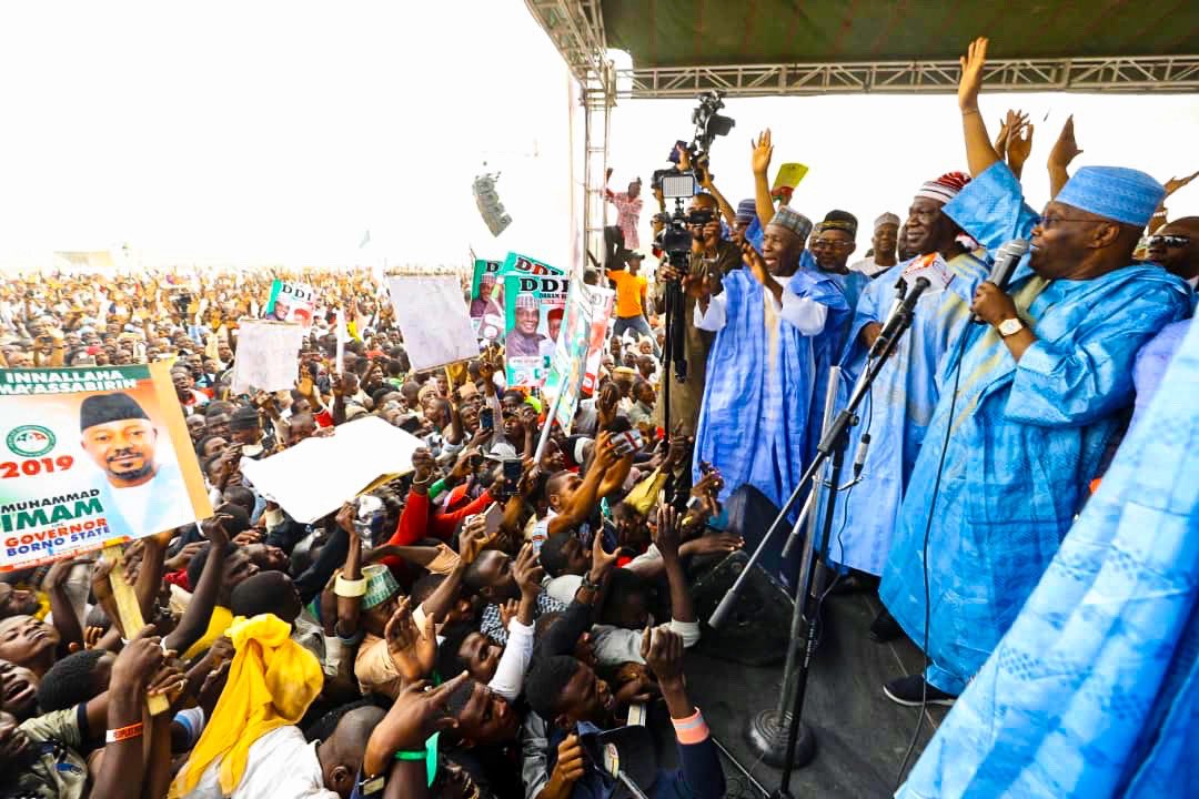 atiku's tweet photo. Gombe! #PDPNorthEastRally https://t.co/d6Td93q7tK