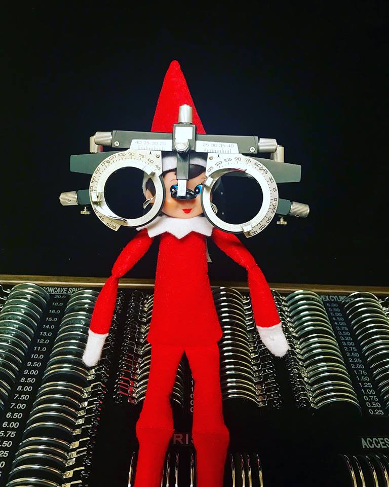 LeetEyeCare's tweet photo. Our Elf is looking into the crazy week ahead before Christmas! There is still time to schedule your annual eye exam before your insurance benefits expire! 

Call/text: 573-334-2020 

#leeteyecare #capegirardeau #jacksonmo #semo #eyecare #optometry #elfontheshelf2018 https://t.co/p93ObZ7bOd