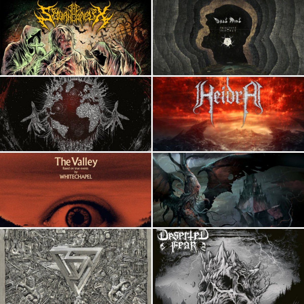 NewDeathMetal's tweet photo. Brand new tracks from #TheStygianComplex #Deadmind #Festerday #Heidra #Whitechapel #SulphurAeon #VLTIMAS & #DesertedFear just added to our #Spotify #playlist! Go check 'em out: https://t.co/2Cqgwzo1yO #DeathMetal #metal #brutaldeath #melodeath #techdeath #blackeneddeath https://t.co/cyTEqL0XEv