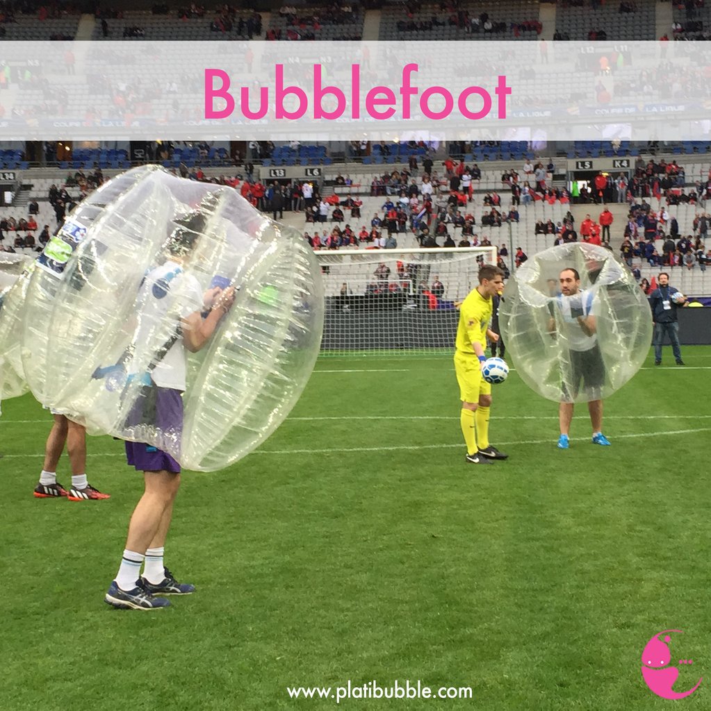 PlatipusEvents's tweet photo. Rentrez dans une bulle et jouez au football avec vos collègues ou vos amis. Le Bubblefoot est une activité dynamique et exceptionnellement drôle. Disponible en vente/location en version Kids et adultes ⚽
#bubble #ball #football #sport #fun #bubblefoot #teambuilding #activité https://t.co/O4W2E2n4qe