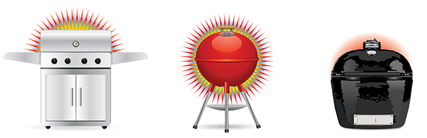 ColoFireside's tweet photo. The shell and internal components of a Primo Ceramic Grill act like an insulator, holding in the heat and natural moisture of foods. It creates food that is incredibly juicy. Metal grills radiate a great amount of heat, and pull the moisture out away from food. https://t.co/ZlEC8ecStN
