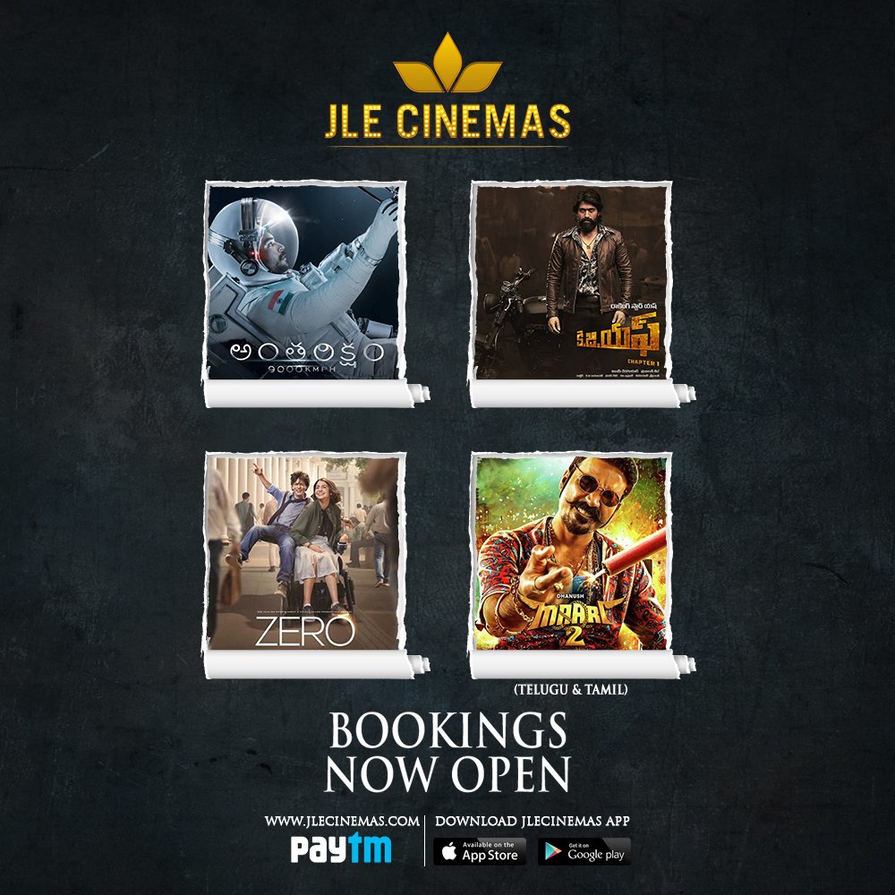 JleCinemas's tweet photo. Here's the list of movies playing at #JLECinemas this week.

Hurry up to book your tickets in advance!! https://t.co/wMAIYO9Hjz