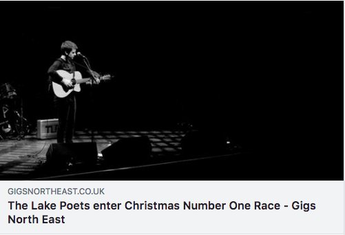gigsnortheast's tweet image. 😍| Get them to #️⃣1!! NE-based indie-folk outfit @TheLakePoets have emerged as candidates for UK Xmas No. 1!! Their song 'Shipyards' was used on the soundtrack of new Netflix series 'Sunderland Till I Die' and has gained fans around the country🤞🚢

NEWS: bit.ly/LakePoetsGNE