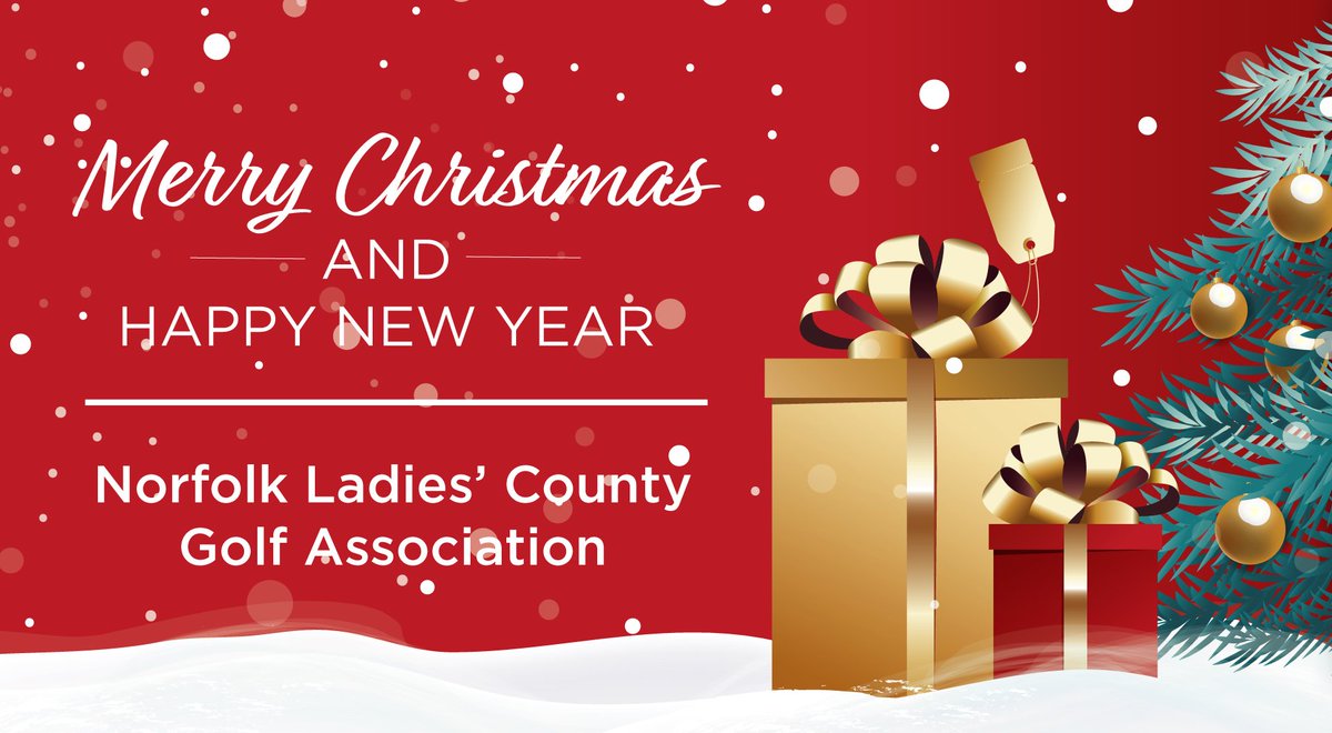 Festive Greetings to all lady and girl golfers in #Norfolk. Wishing you happy holidays and fabulous golfing in 2019.