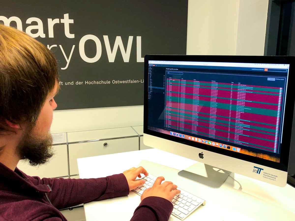 SmartFactoryOWL's tweet image. Securing the Network: An important task in #digitalization #process is to implement proper #FirewallRules. Looks like #inIT employee Patrick is on the right track 😀

@HochschuleOWL @opnsense #CyberSecurity #IDS #IPS #Security #Networkmanagement #Networking #I40 #Industrie40
