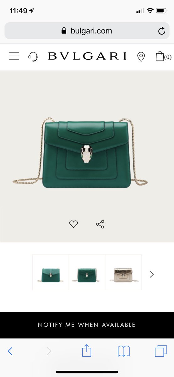 Um I need a BVLGARI purse I’m in love