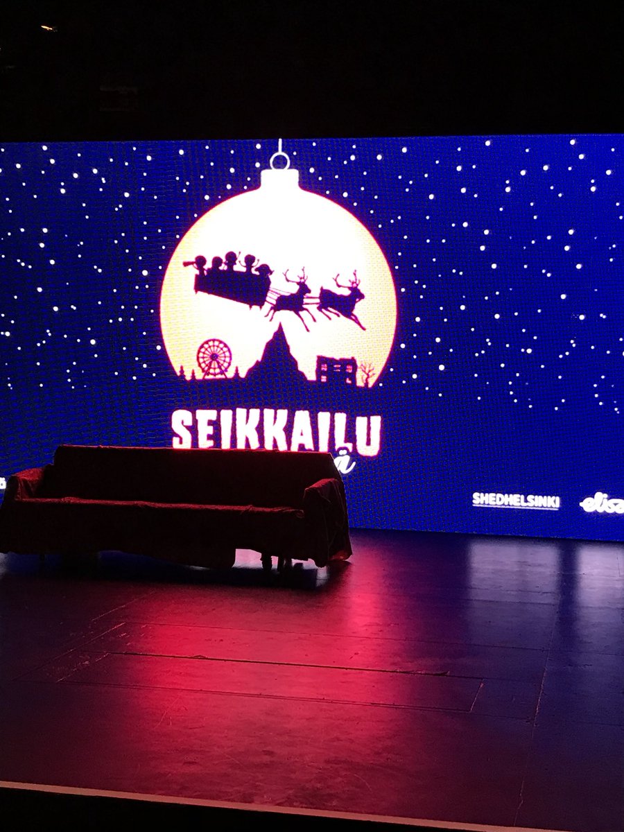 MJarna's tweet photo. ShedHelsinki Seikkailu jouluyönä alkamassa, huikeeta!#jokainenkelpaa #shedhelsinki #seikkailujouluyönä https://t.co/oHG5nexwFr