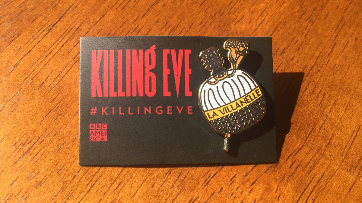 🍾Killing Eve Pin Giveaway!🍾

This pin could be yours! RT &amp; enter here: tinyurl.com/ybqomhtx

The wonderful team at Killing Eve generously sent us some amazing pins &amp; our producers have decided to pay it forward by gifting a pin to one of our fans!

#spillingeve #killingeve