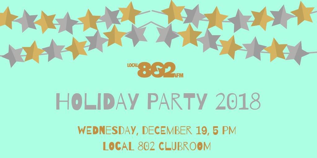 Local_802_AFM's tweet photo. TOMORROW: celebrate the holidays with our musician community! Join us in the Local 802 Clubroom at 5 PM to eat, drink, be merry, and enjoy the music of the @roxycoss Quintet! We look forward to seeing Local 802 members there!

https://t.co/HAbdpjYy74 https://t.co/meXDjA6EPJ