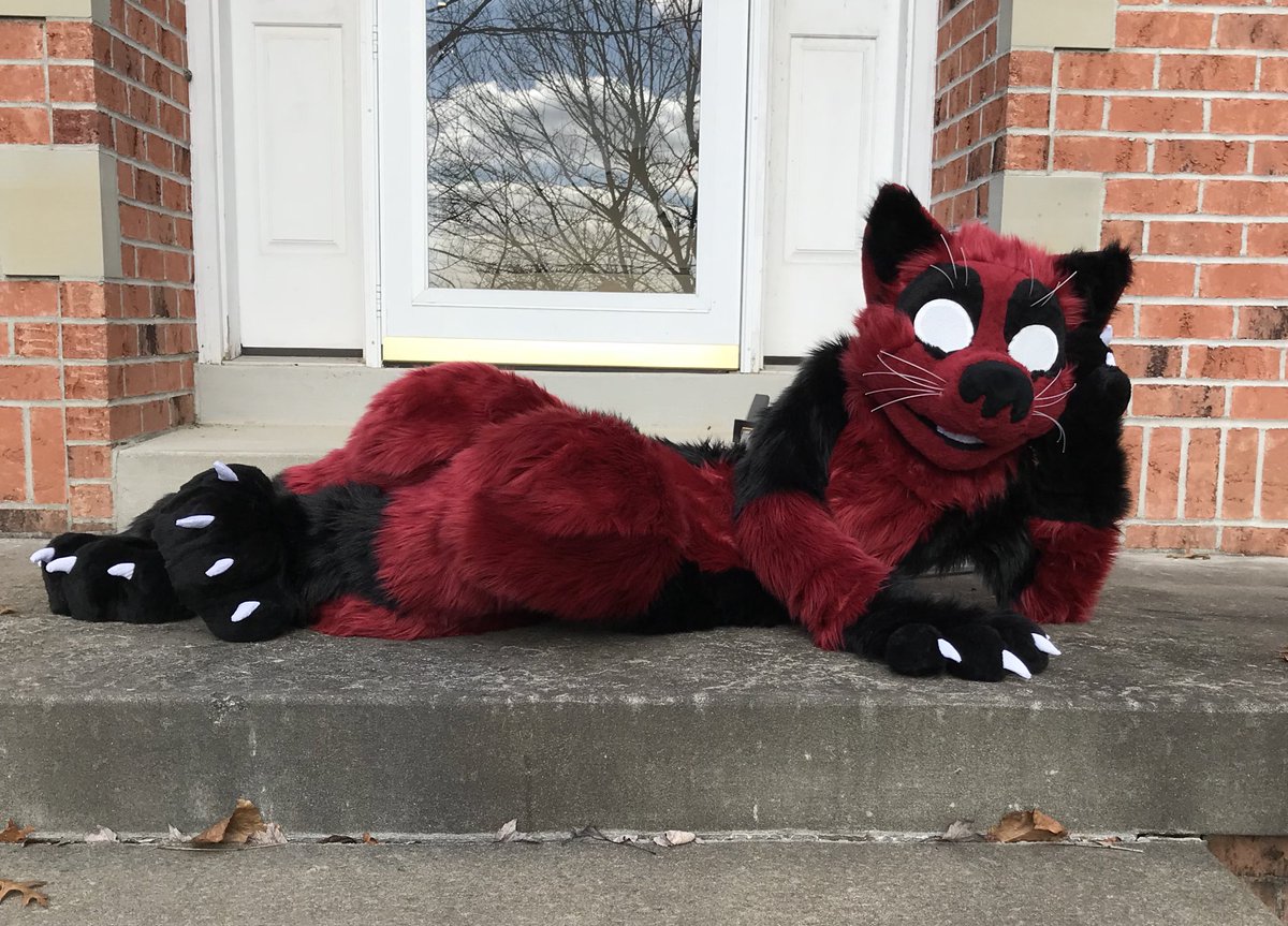 mostlybaddog's tweet photo. Introducing Wade, newest member of the #badpack! #fursuit @Machozi https://t.co/hcltaiLiRJ