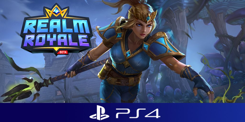 RealmRoyale's tweet photo. Dive into the PlayStation 4 Closed Beta today! Access keys available now.

🇺🇸 https://t.co/kYNgfbad48
🇪🇺 https://t.co/9bTbJbZnYV https://t.co/khBgrLQ9rZ