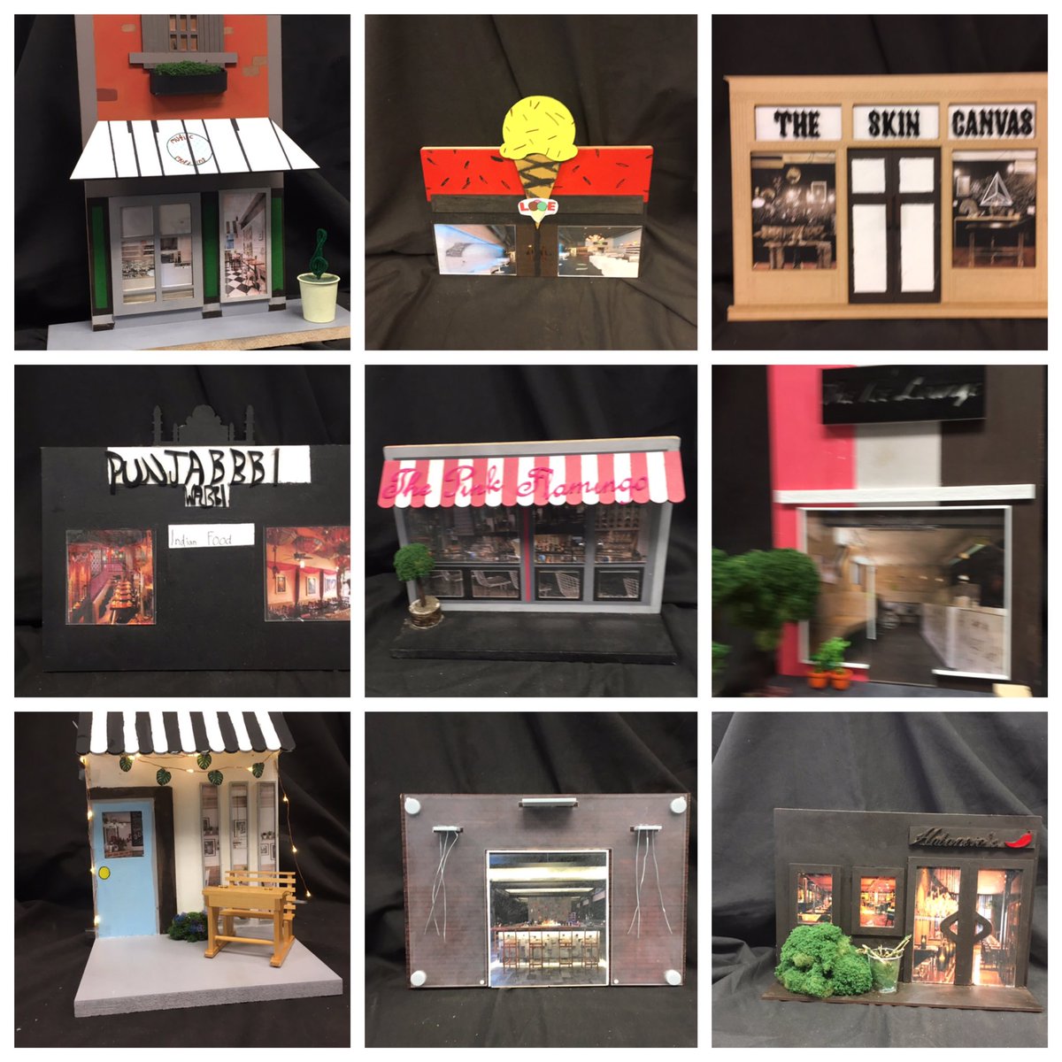 ALevelProduct's tweet photo. So proud of @QueenElizHigh Year 10 Graphics students, redesigning shops/bars/cafe/restaurants for @MarshallsYard Amazing practical outcomes!! #practiceNEA #shopdesigns #futuredesigners #proudteacher https://t.co/Kei4rT3nPb