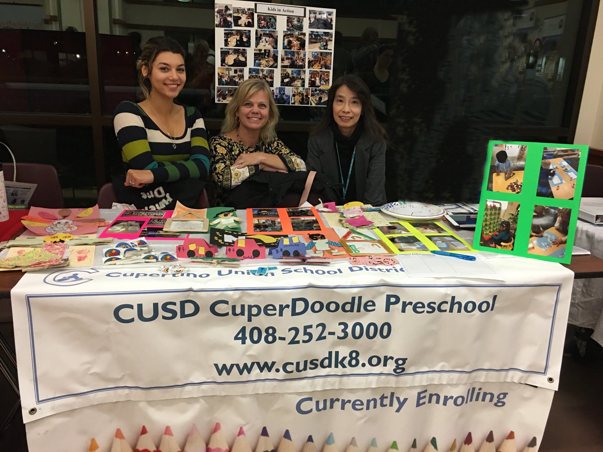 CUSDK8's tweet image. This amazing team is waiting to share their fabulous program with your preschoolers. The CuperDoodle preschool program is expanding to 5 sites next school year! Registration for the 2019-2020 school year is now open. Visit cusdk8.org/preschool for information. #preschool