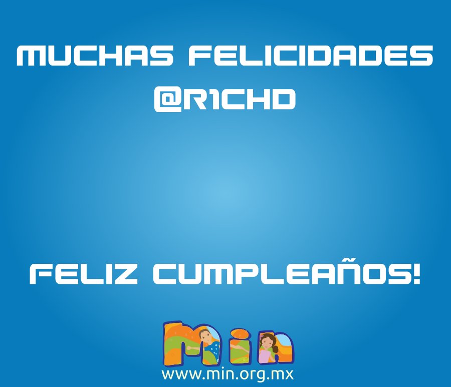 proyectomin's tweet photo. Muchas felicidades a nuestro amigo y compañero @r1chd01 , feliz cumple!!! 🥳 https://t.co/DcFj5jn6dD