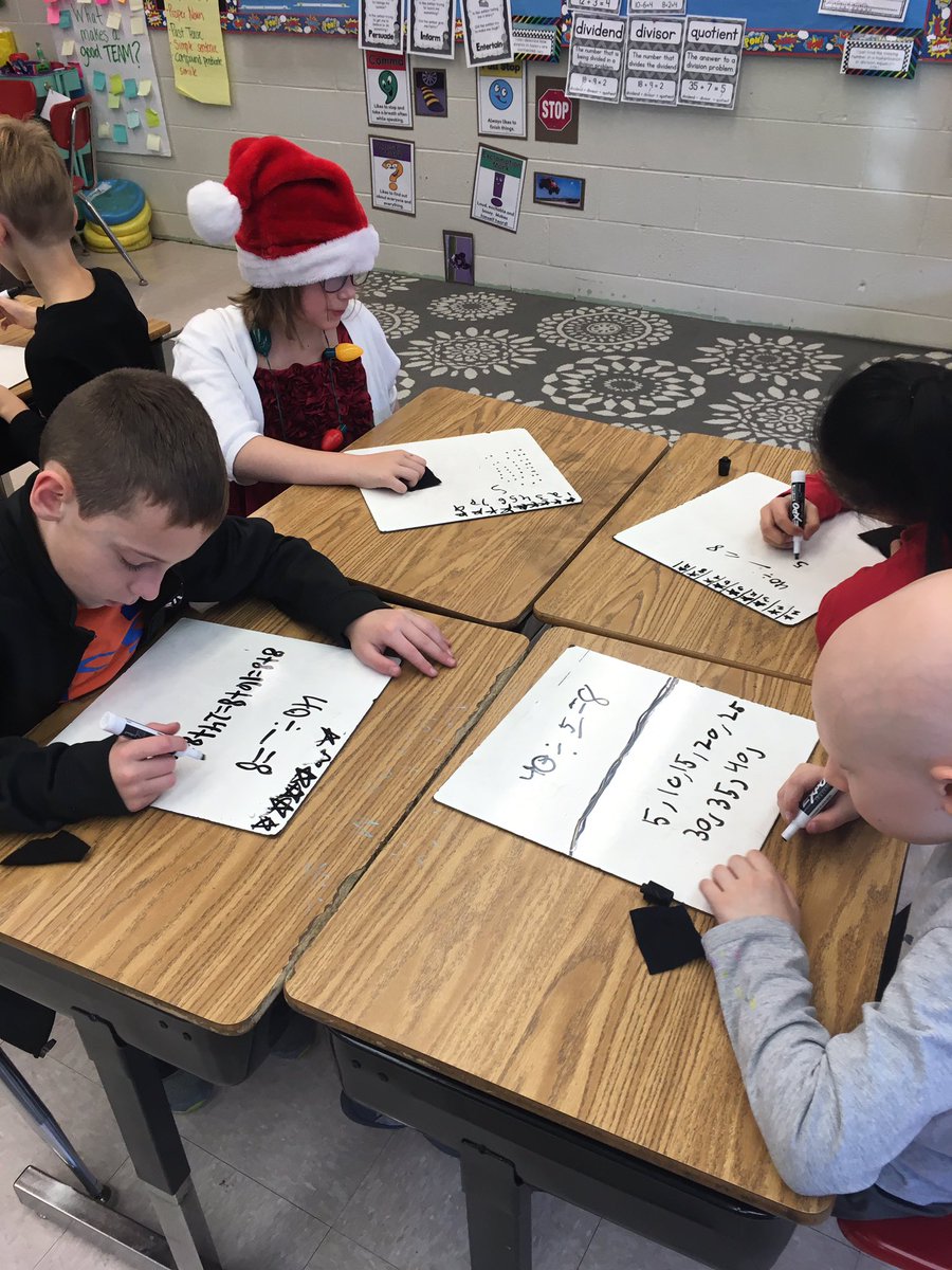 D61Press's tweet photo. When given a choice of strategy to divide! Everyone chose something different to solve. #commoncore #D61Learns #d61Lace #appreciatedifferences https://t.co/Eqen8ORRg3