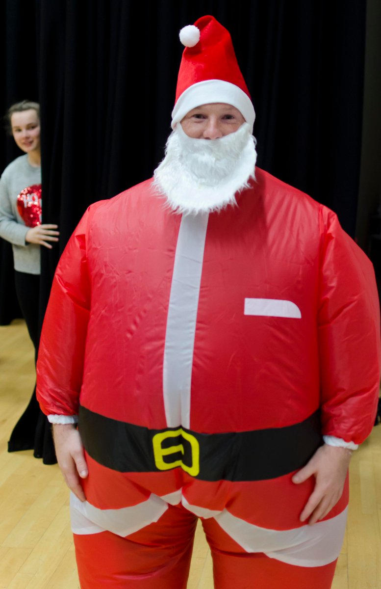 OasisMayfield's tweet photo. Final rehearsal #ChristmasShow2019 all done, not long to go now - but who is it behind the Father Christmas beard...? Come and find out tonight from 6.30pm! #SantasComing #talentedstudents #TheMayfieldWayatChristmas https://t.co/VYctV4BwlR