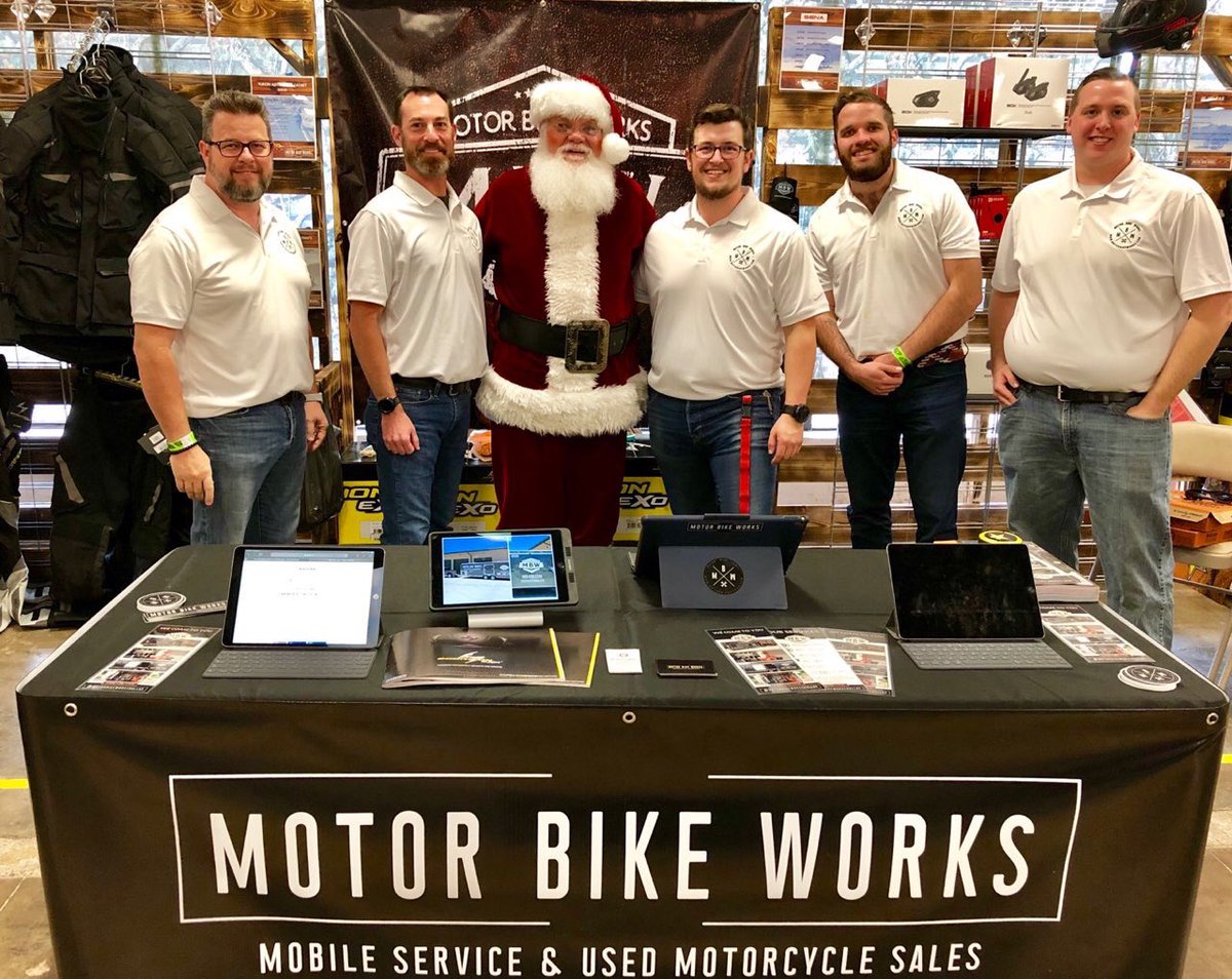 MotorBikeWorks's tweet photo. Our booth at the The Motorcycle Camping &amp; Adventure Touring  this past weekend was pretty rad. Here are some pics in case you missed it, and check out the full album on our Facebook! https://t.co/7moN7Kkf9M