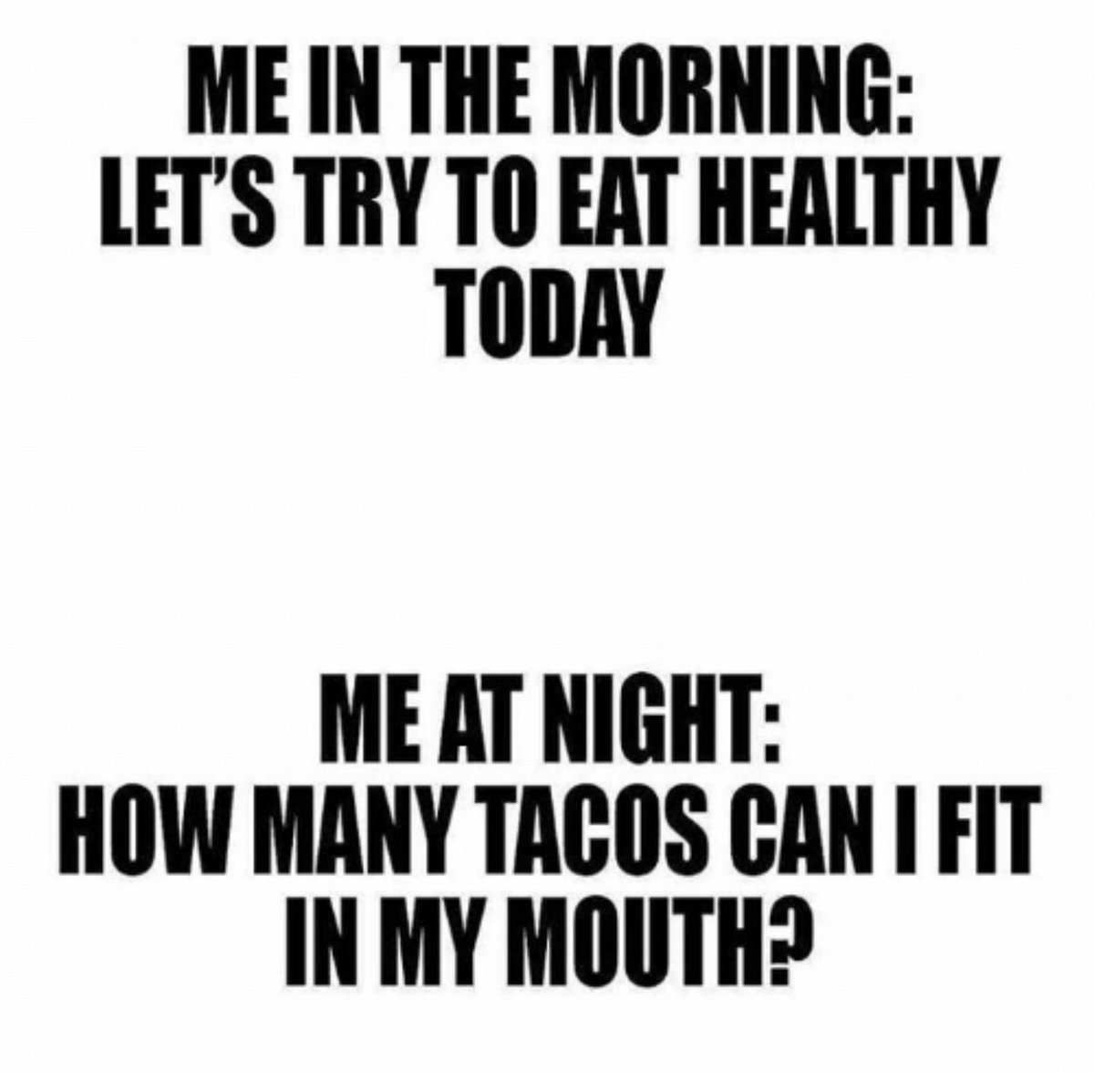 How many tacos can you fit in your mouth? Come see! It's #TacoTuesday