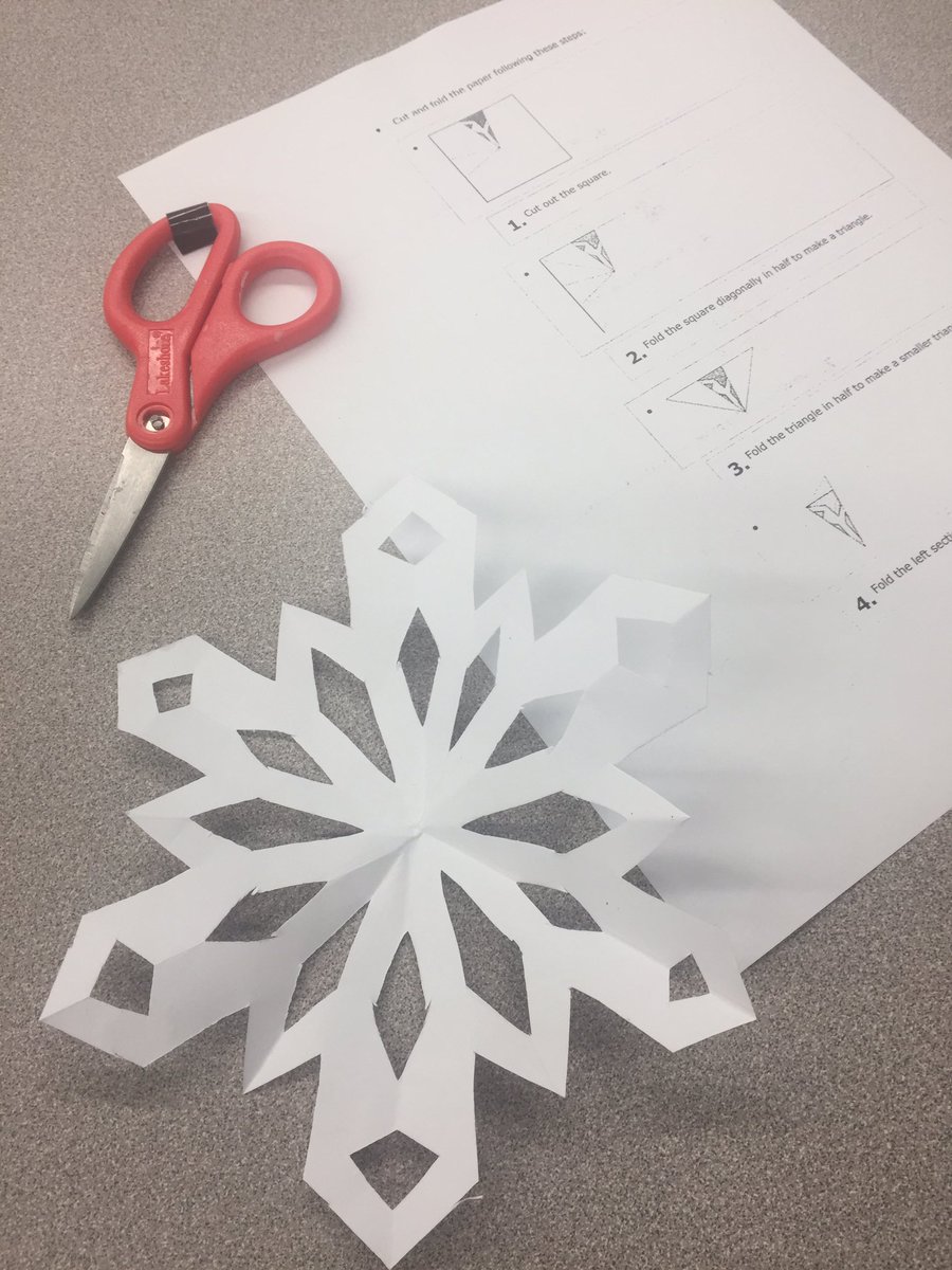 MrsHat18's tweet photo. It’s snowing in room 18! Tying together literature, science, math and art! #HESDpride #Hathawayrocks https://t.co/62YRlTb7j7