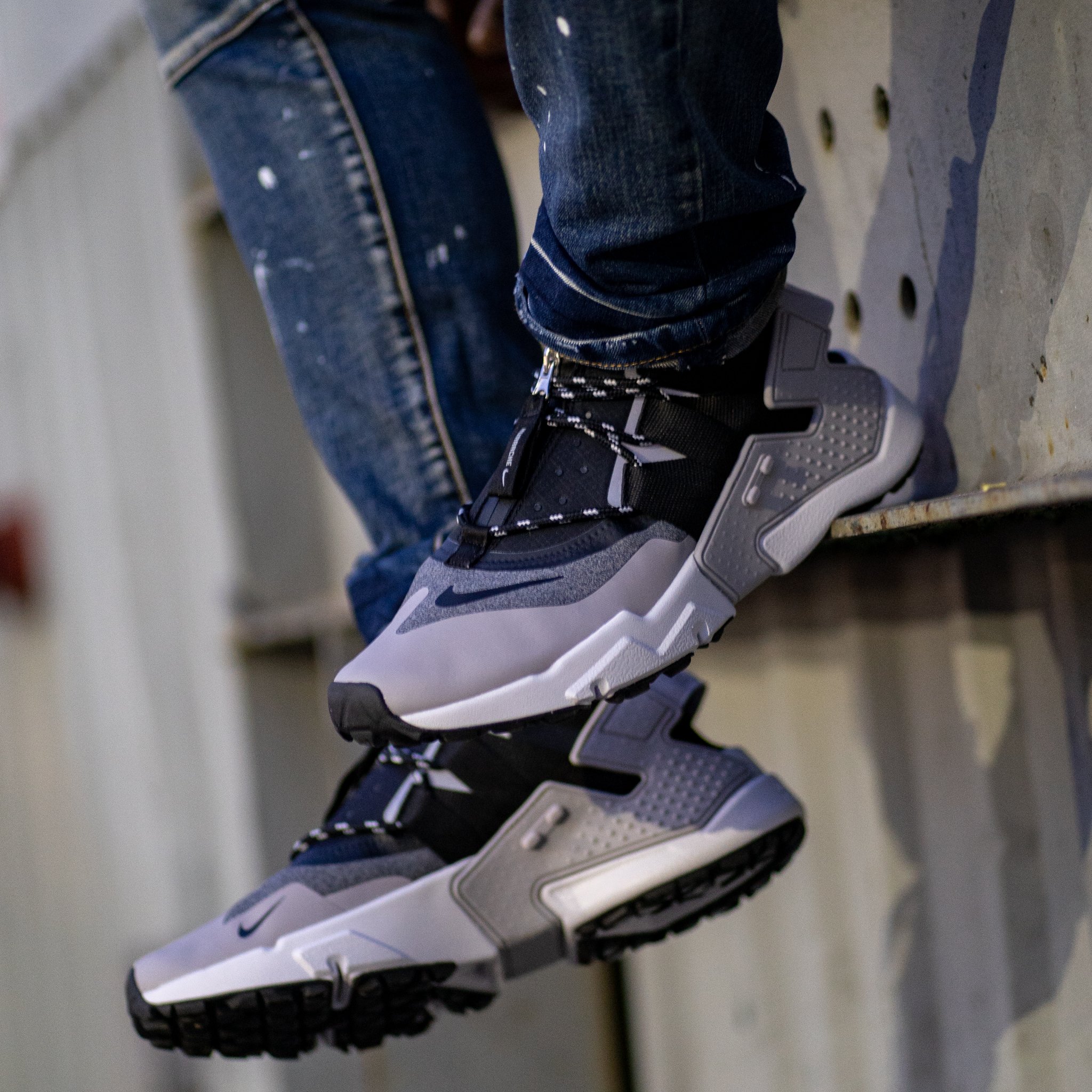 Nike huarache shop gripp on feet