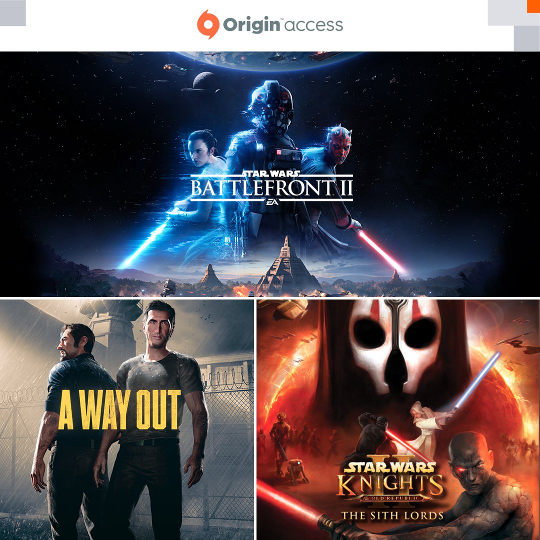 OriginLatam's tweet photo. Un nuevo conjunto de juegos como Star Wars ™ Battlefront ™ II, A Way Out y Star Wars™: Knights of the Old Republic II se añadieron a Origin Access, echa un vistazo y comienza a jugar hoy https://t.co/jXYHXtCNmI https://t.co/k5VJzFhnM9