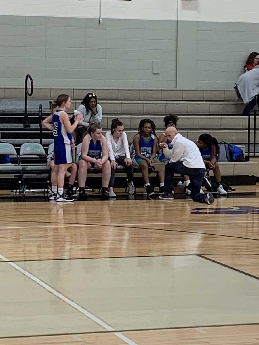 JV and V coming out to support our C-Team face off against Blue Springs! #TEAM