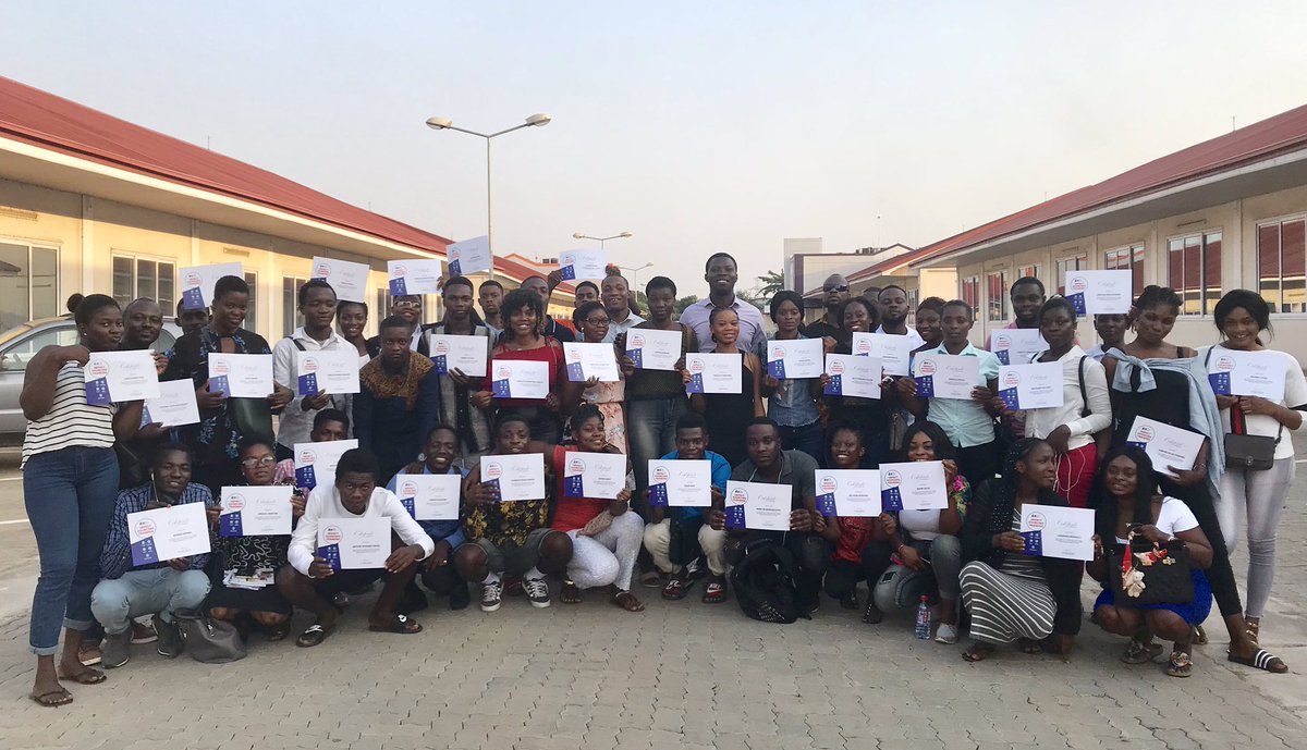 DavidGowu's tweet image. #IIPGH successfully trained 200 young graduates in Digital Skills at Accra Digital Centre (ADC). The young people are now equipped with the right skills for the job market. Thanks to our partner #Ghanatechlab