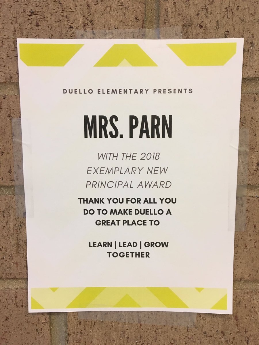 DrTonyArnold's tweet photo. Congrats to Mrs. Laura Parn on being named SLSEPA Exemplary New Principal! So great to see the school community so proud of her. https://t.co/OVdIsM4M0S