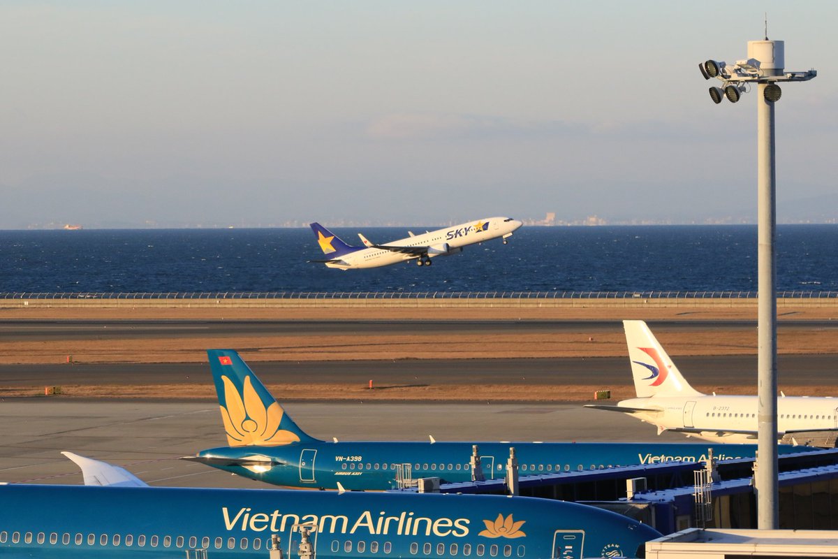 中部国際空港セントレア スカイマークの鹿児島便がセントレアから出発です いってらっしゃい 中部国際空港セントレア スカイマークの鹿児島便がセントレアから出発です いってらっしゃい