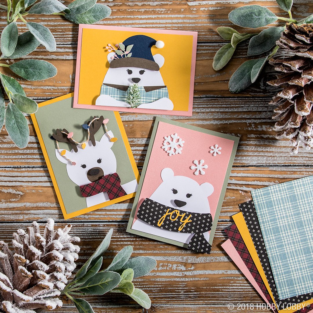 HobbyLobby's tweet photo. Add a little handmade love to your #Christmas cards this year with paper packs! https://t.co/eOQfiycfCl #HobbyLobbyMade https://t.co/0Ks8xiHM7P